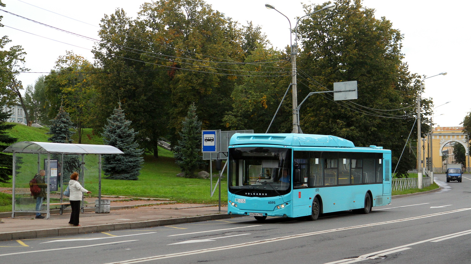Санкт-Петербург, Volgabus-5270.G4 (CNG) № 6595