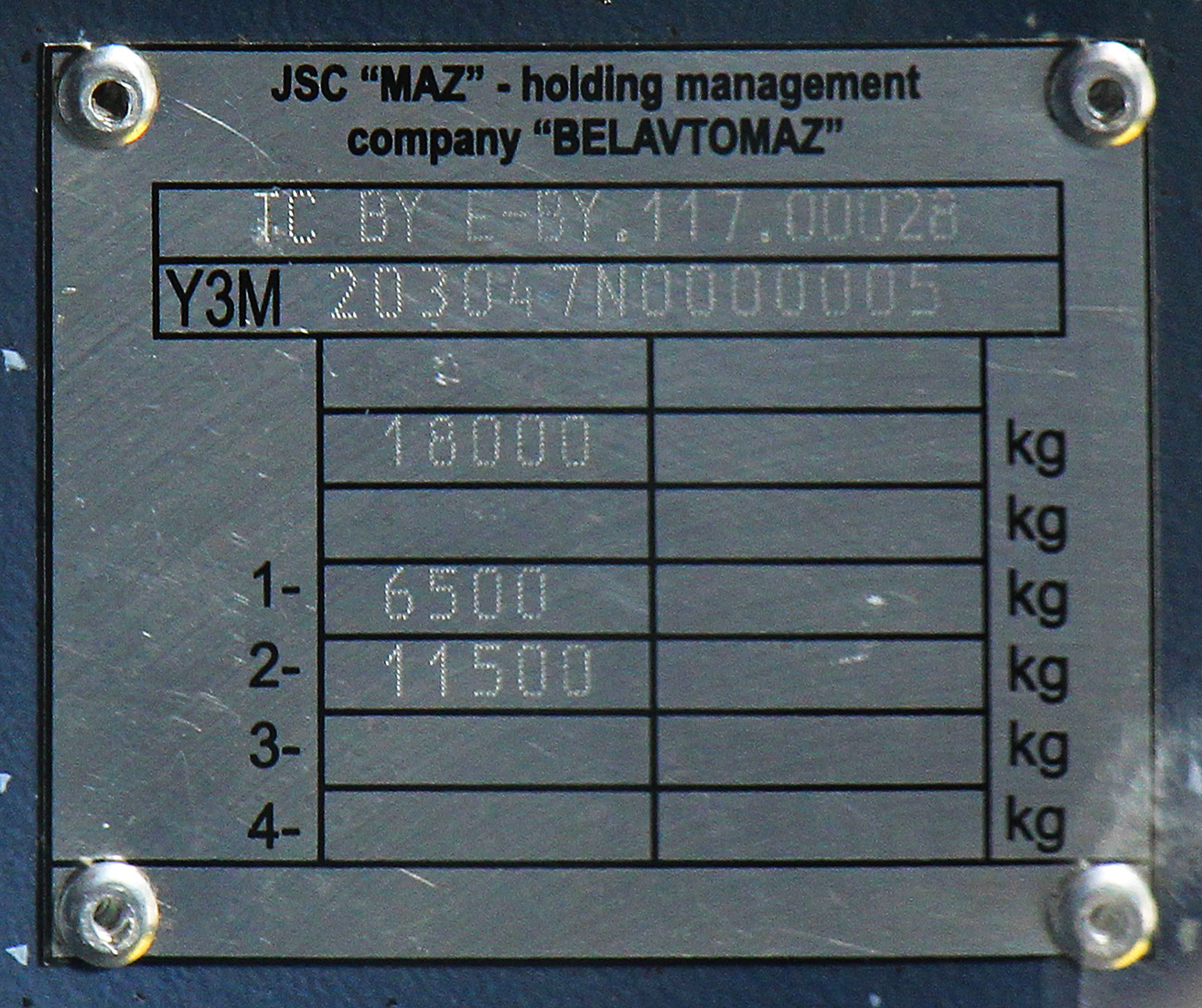 Витебская область, МАЗ-203.047 № 012040