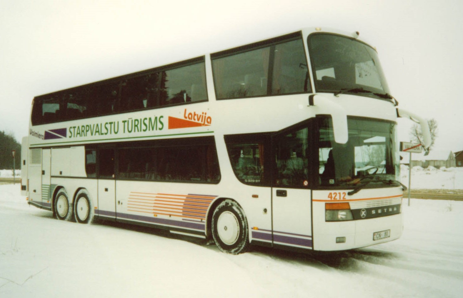 Латвия, Setra S328DT № 4212 Латвия, Setra S328DT № 4212