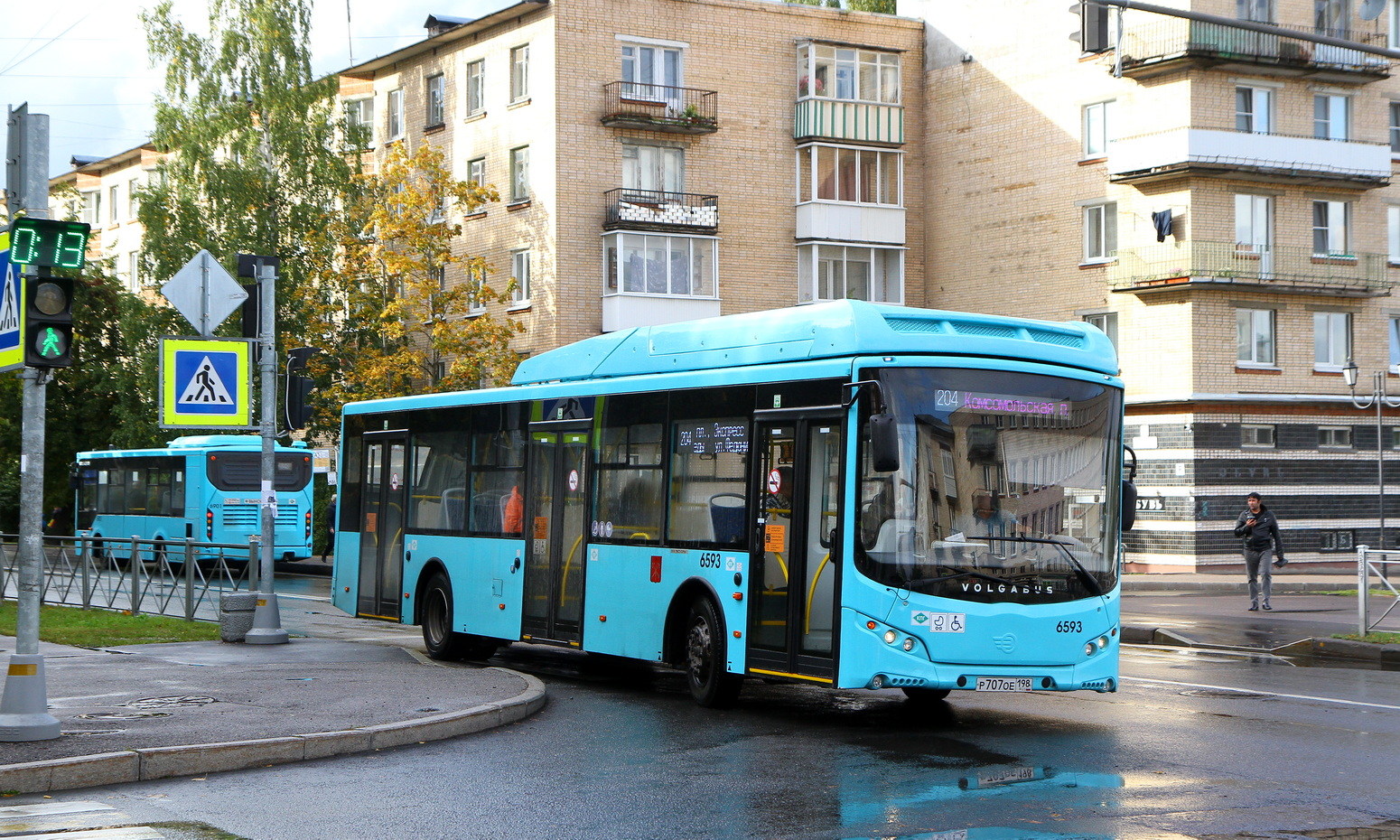 Санкт-Петербург, Volgabus-5270.G4 (CNG) № 6593