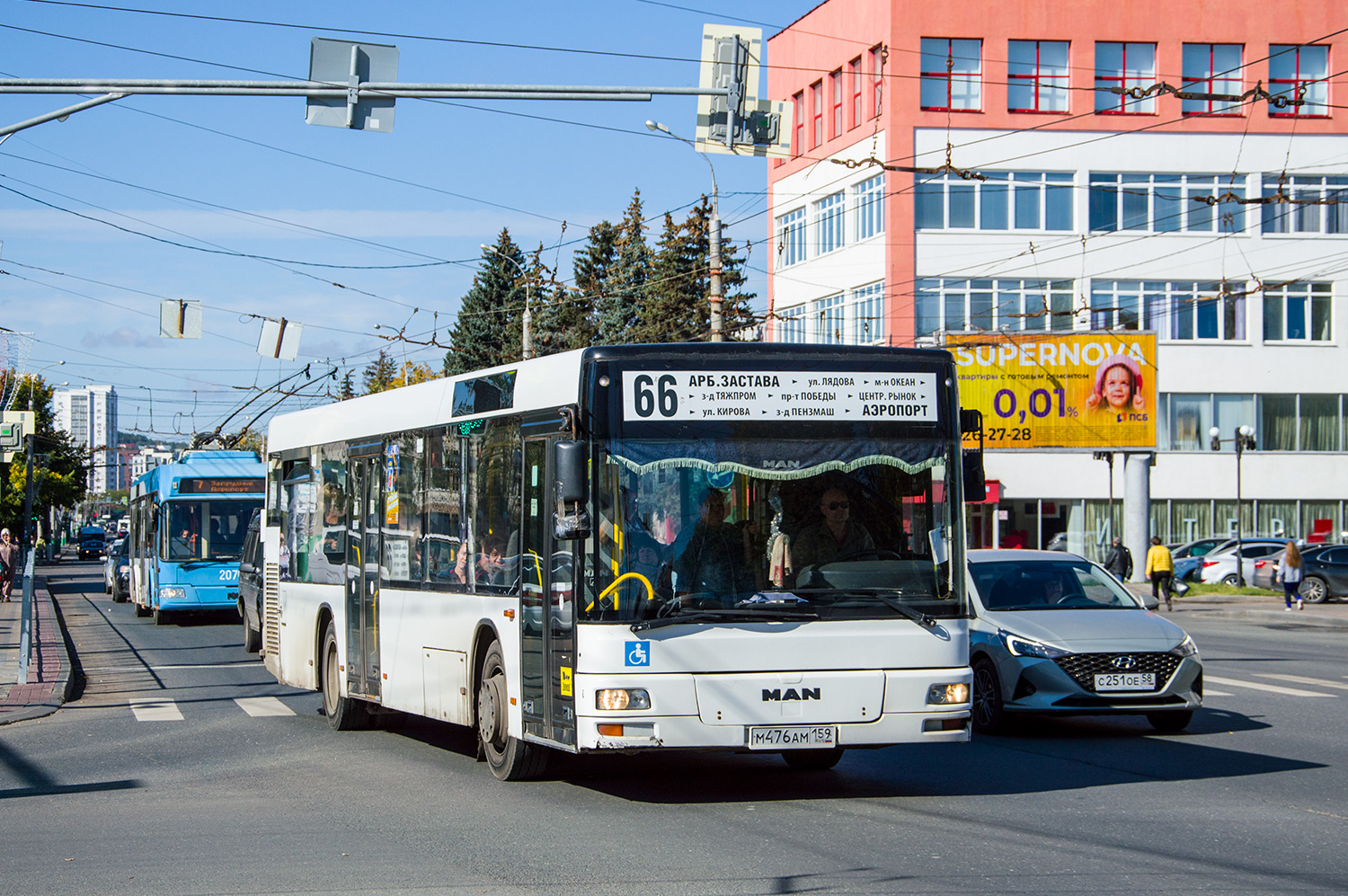 Пензенская область, MAN A21 NL263 № М 476 АМ 159