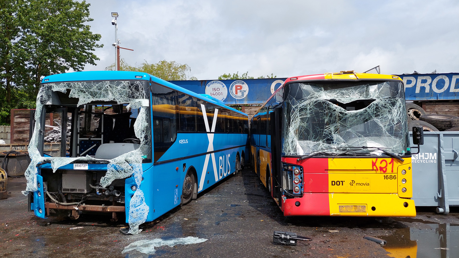 Дания, Vest Horisont № 237; Дания, Vest Center H № 1686