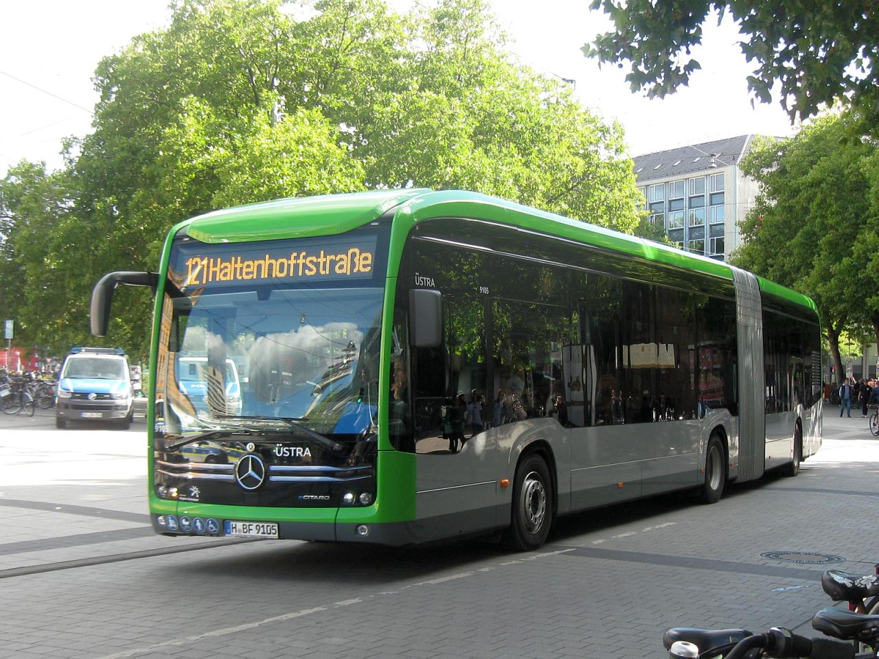 Нижняя Саксония, Mercedes-Benz eCitaro G № 9105