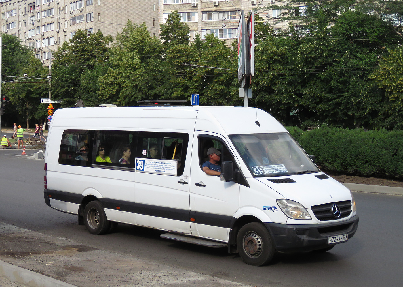 Краснодарский край, Луидор-22360C (MB Sprinter) № Н 724 АР 123