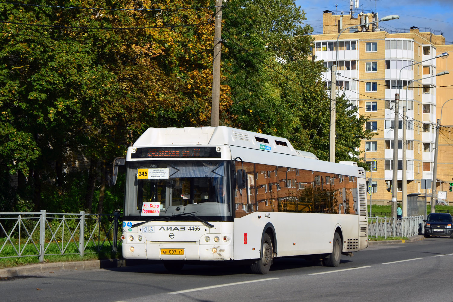 Санкт-Петербург, ЛиАЗ-5292.67 (CNG) № 4455