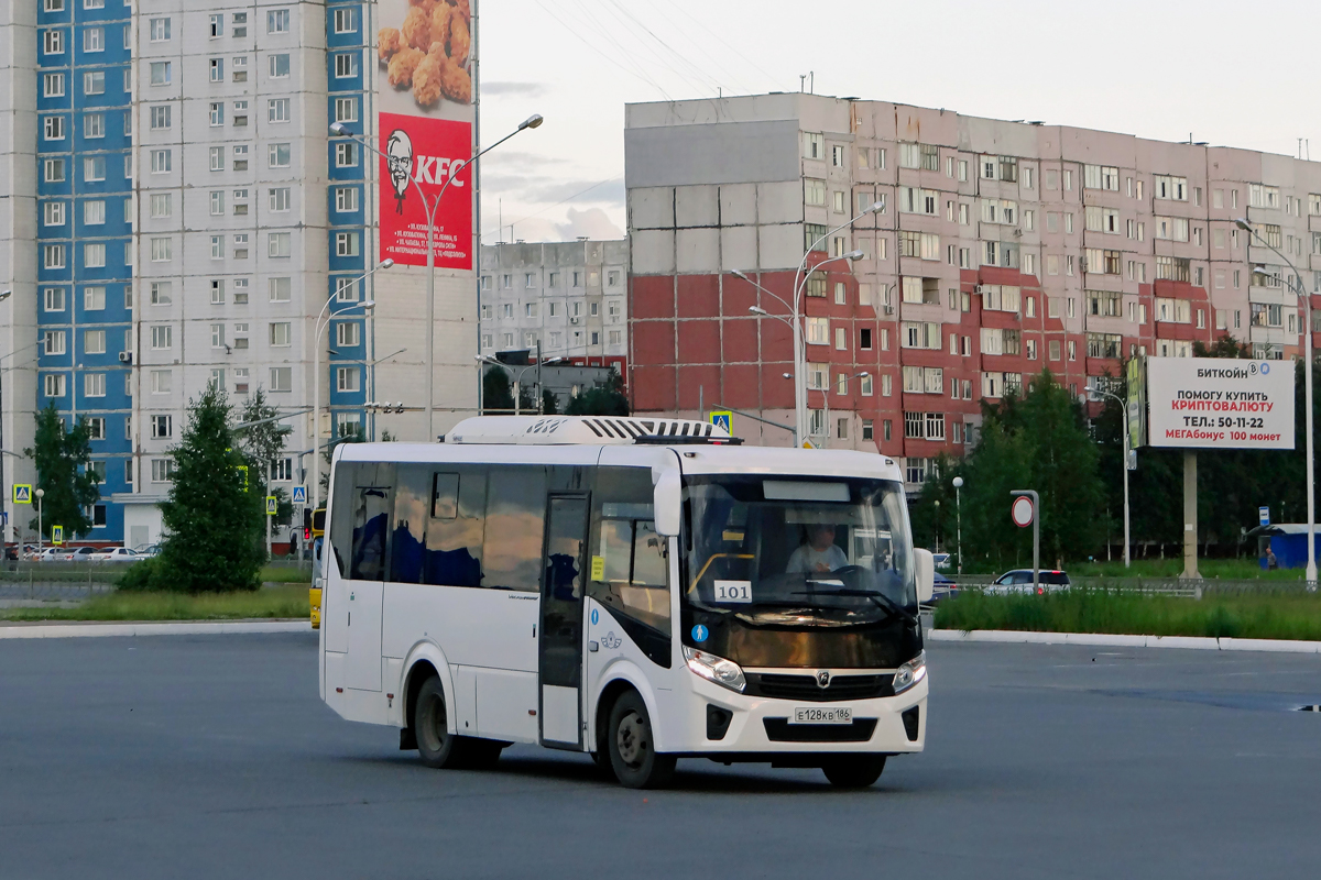 Ханты-Мансийский АО, ПАЗ-320405-04 "Vector Next" (межгород) № Е 128 КВ 186