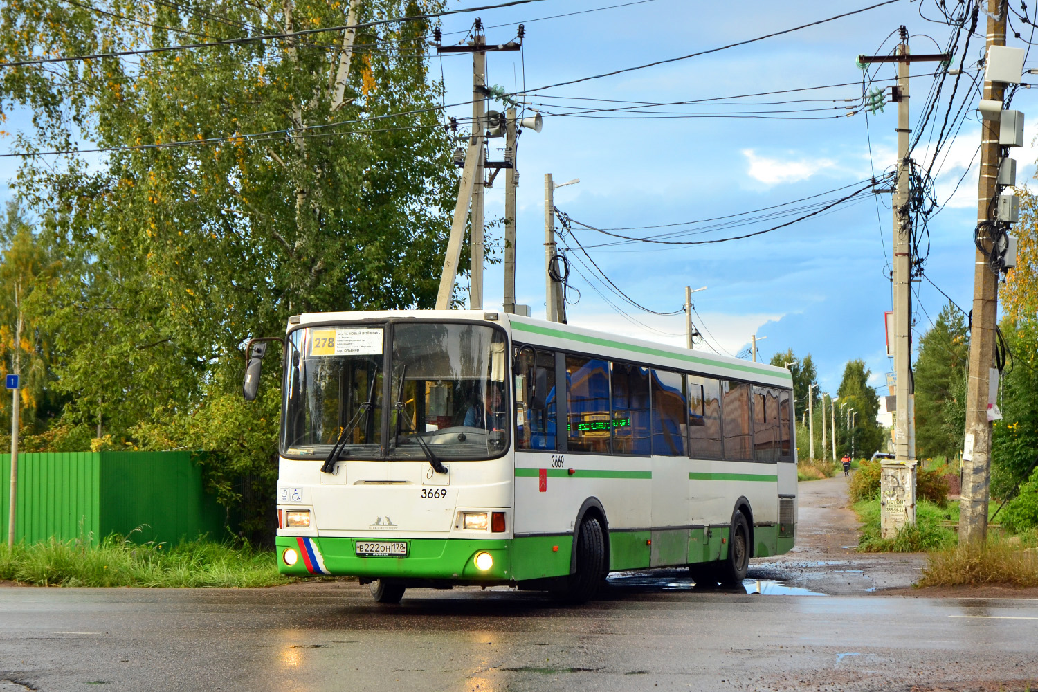 Санкт-Петербург, ЛиАЗ-5293.60 № 3669