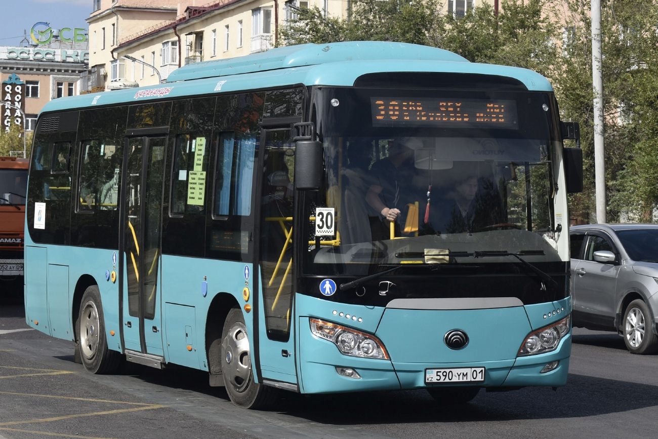Карагандинская область, Yutong ZK6852HG (СарыаркаАвтоПром) № 590 YM 01 Карагандинская область, Yutong ZK6852HG (СарыаркаАвтоПром) № 590 YM 01