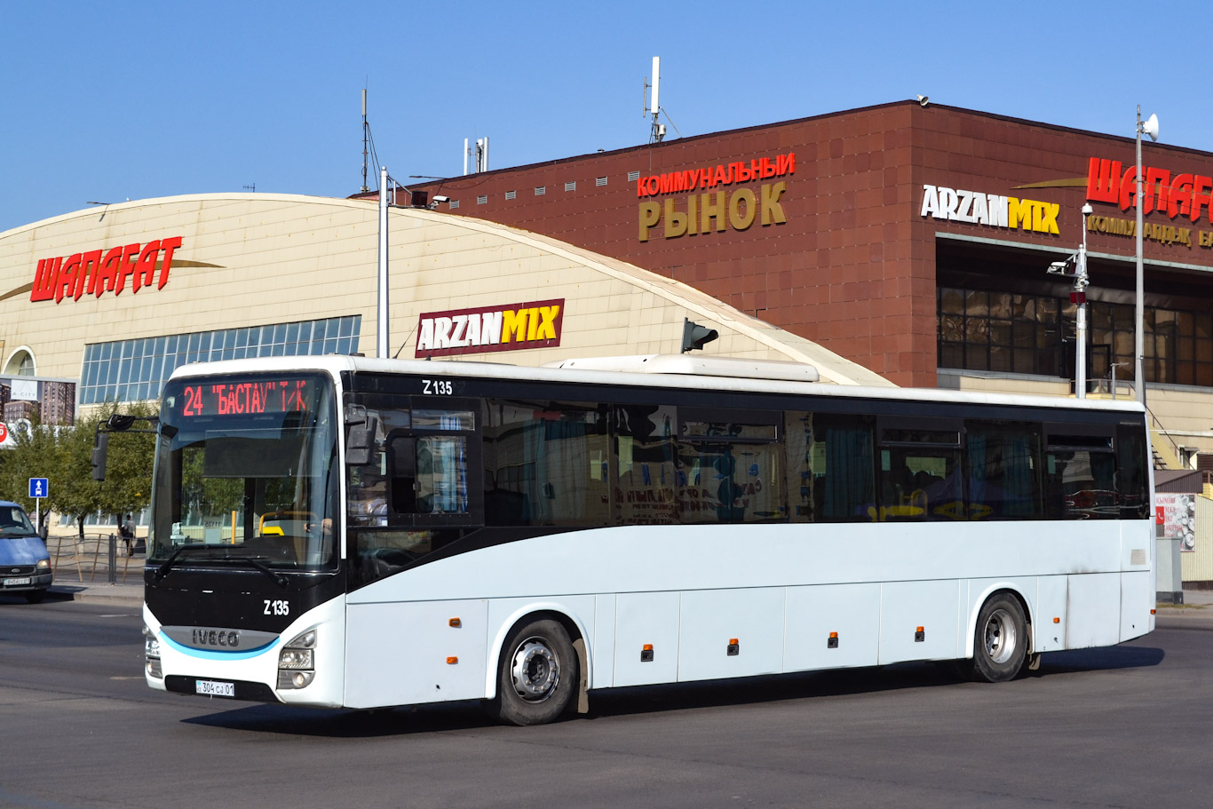 Астана, IVECO Crossway LINE 13M (СарыаркаАвтоПром) № Z135