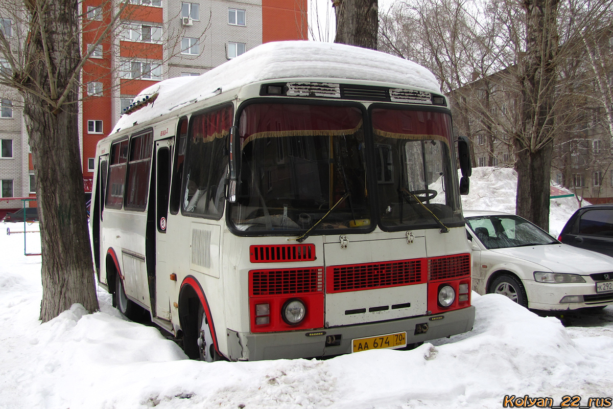 Алтайский край, ПАЗ-32054 № АА 674 70