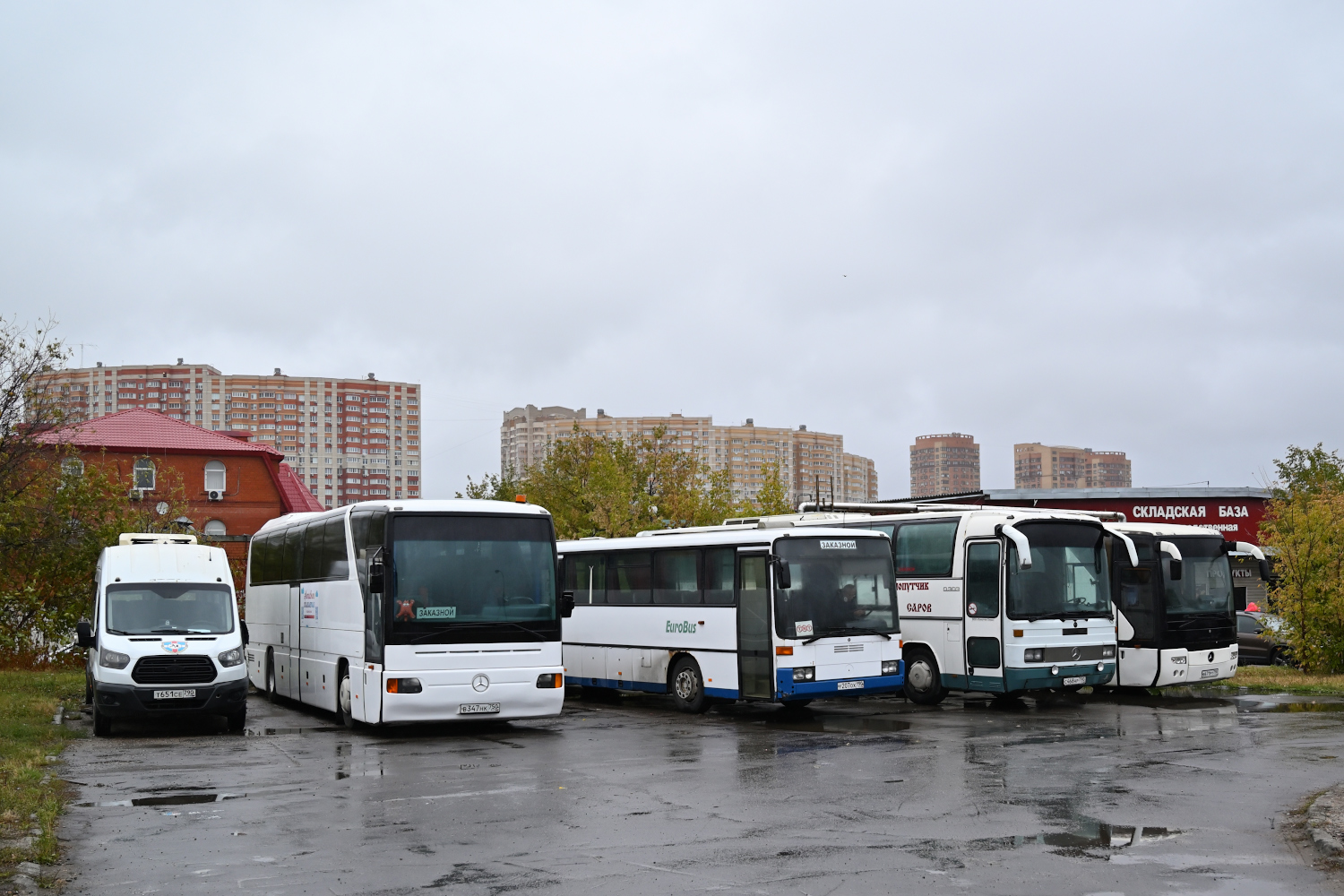 Московская область, Ford Transit FBD [RUS] (Z6F.ESG.) № Т 651 СЕ 790; Московская область, Mercedes-Benz O350-15RHD Tourismo № В 347 НК 750