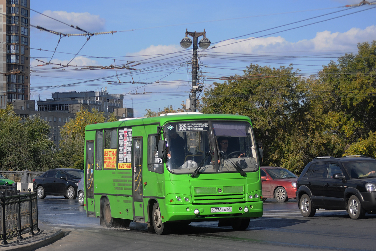 Омская область, ПАЗ-320302-08 № Х 778 КК 55