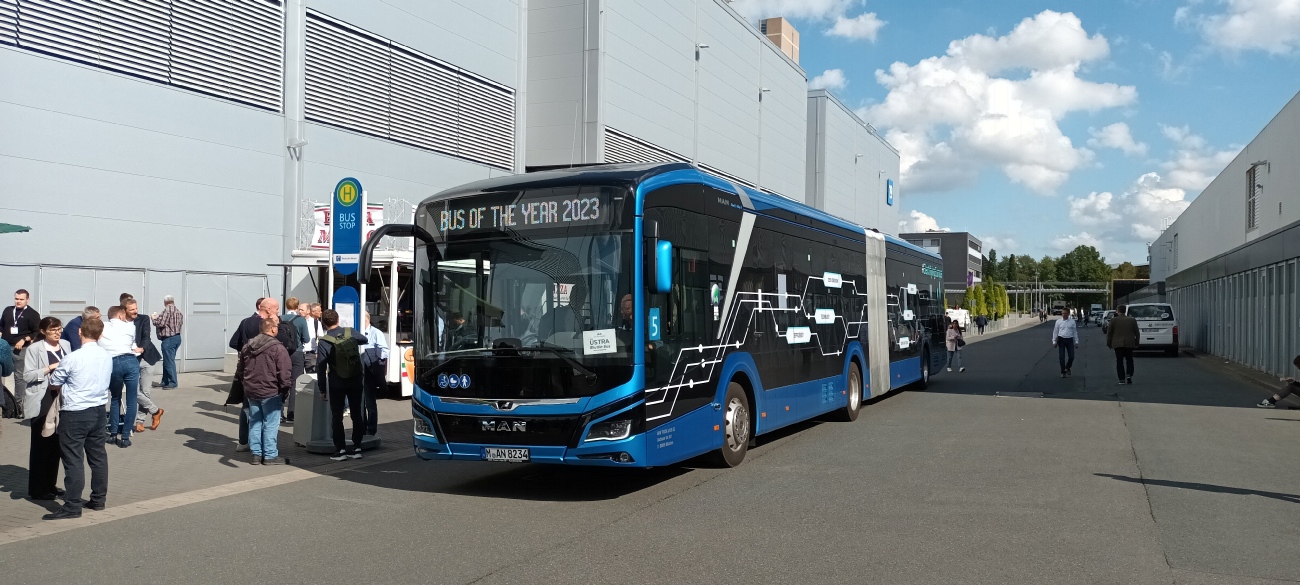 Бавария, MAN 18C Lion's City 18 E NG734 № M-AN 8234; Нижняя Саксония — IAA Transportation 2022