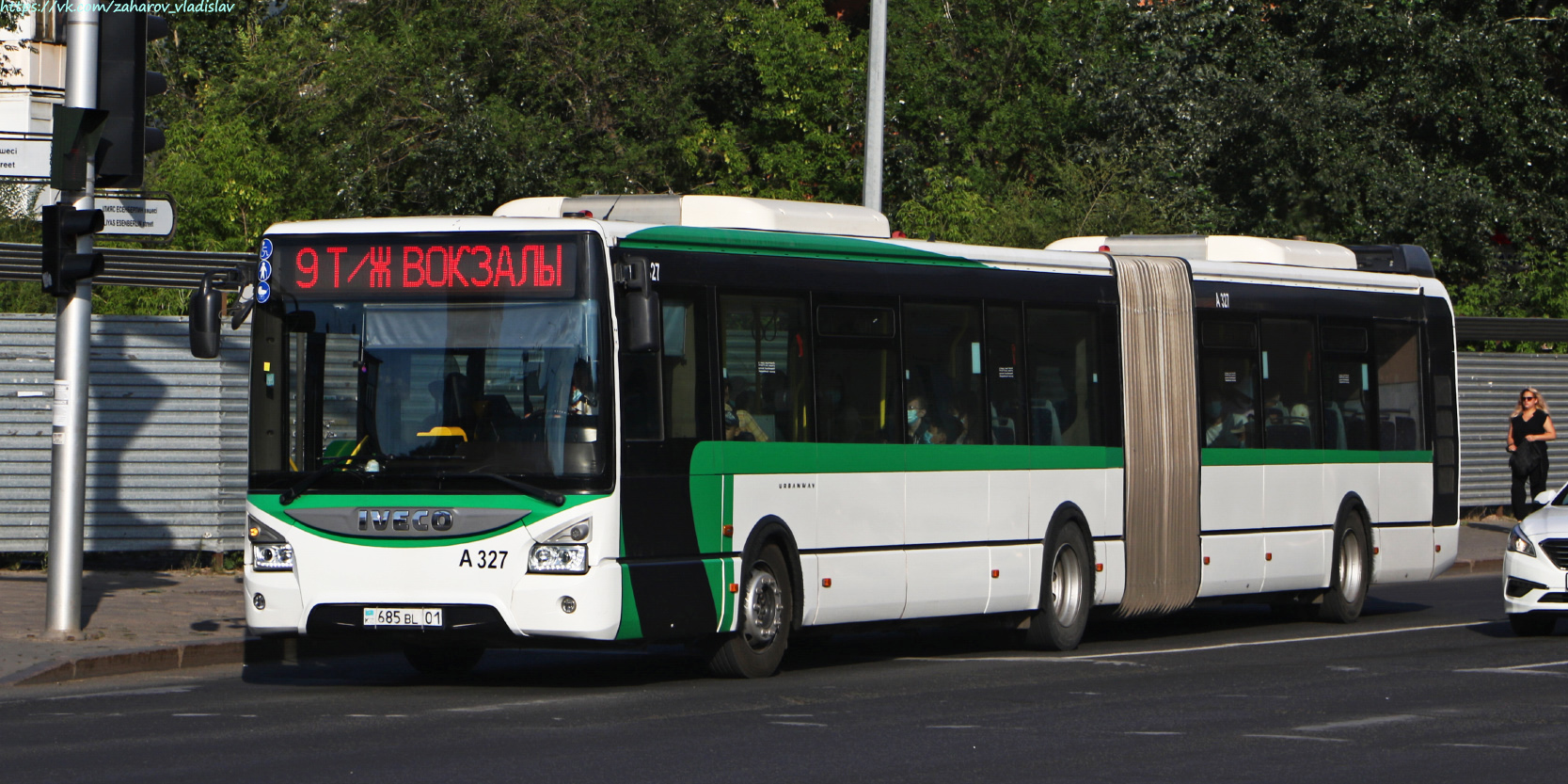 Астана, IVECO Urbanway 18M (СарыаркаАвтоПром) № A327