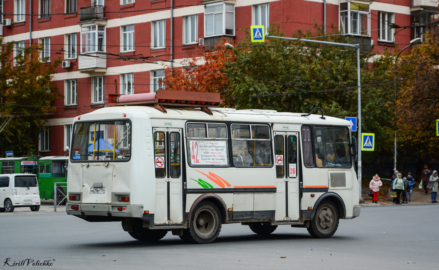 Новосибирская область, ПАЗ-32054 № М 629 ВТ 154