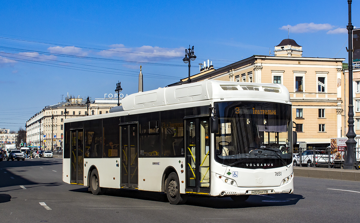 Санкт-Петербург, Volgabus-5270.G2 (CNG) № 7651