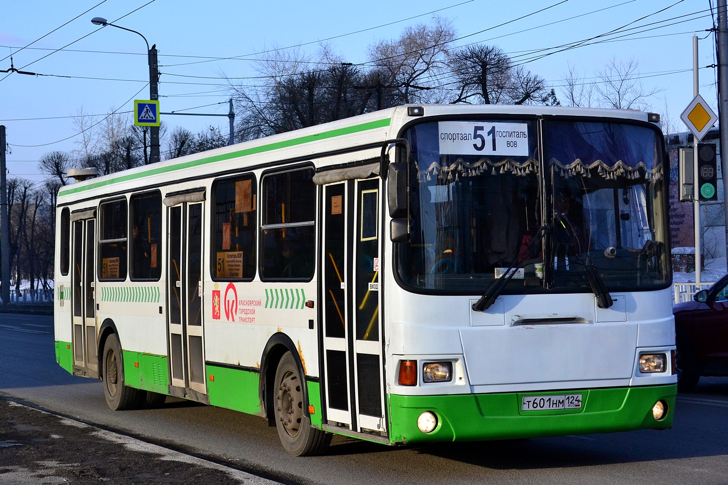 Kraj Krasnojarski, LiAZ-5256.26 Nr Т 601 НМ 124