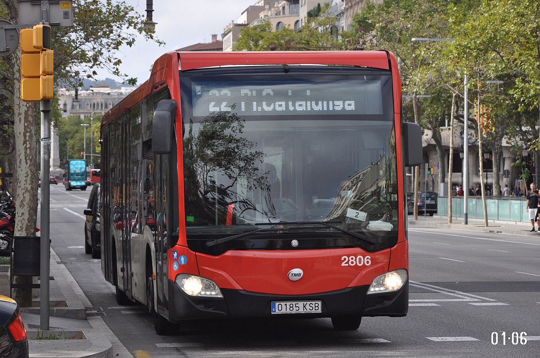 Испания, Mercedes-Benz Citaro C2 hybrid № 2806