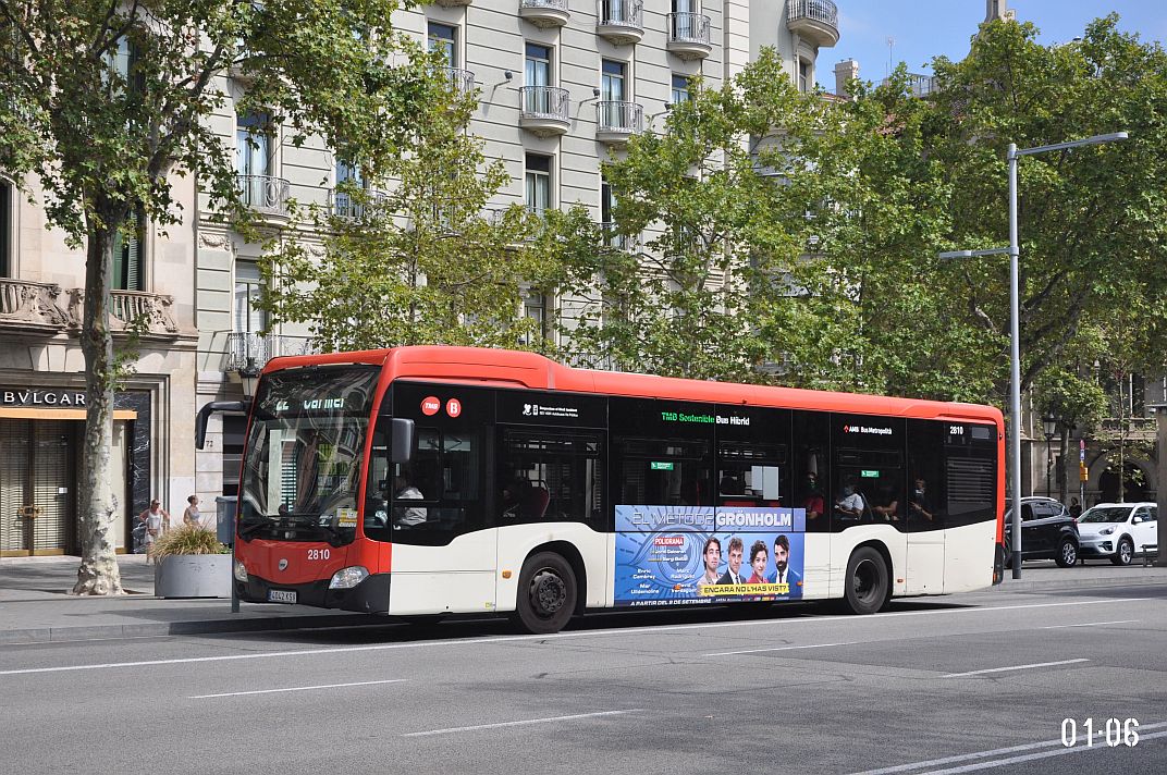 Испания, Mercedes-Benz Citaro C2 hybrid № 2810