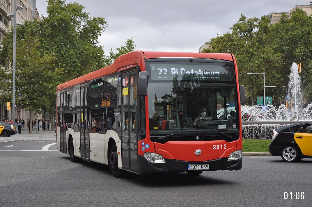 Испания, Mercedes-Benz Citaro C2 hybrid № 2812