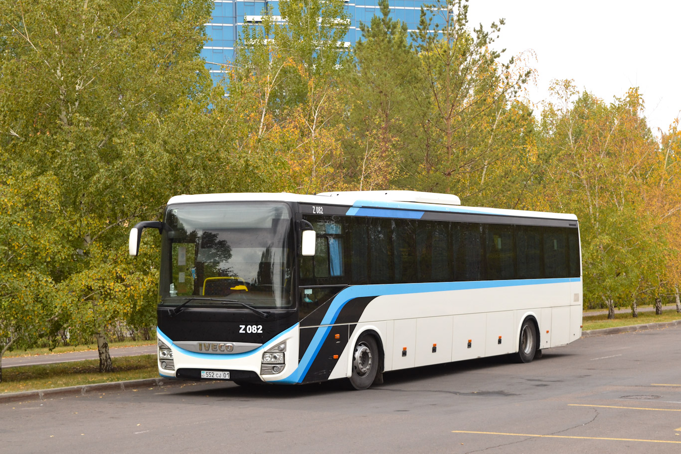 Астана, IVECO Crossway LINE 13M (СарыаркаАвтоПром) № Z082