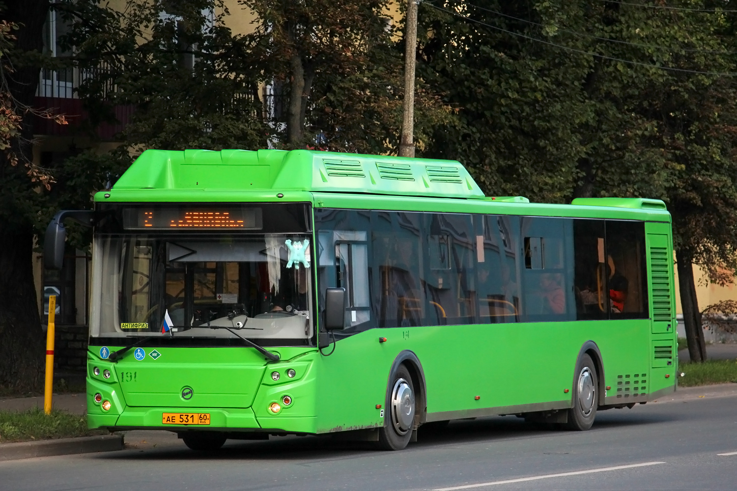 Pskov region, LiAZ-5292.67 (CNG) # 191