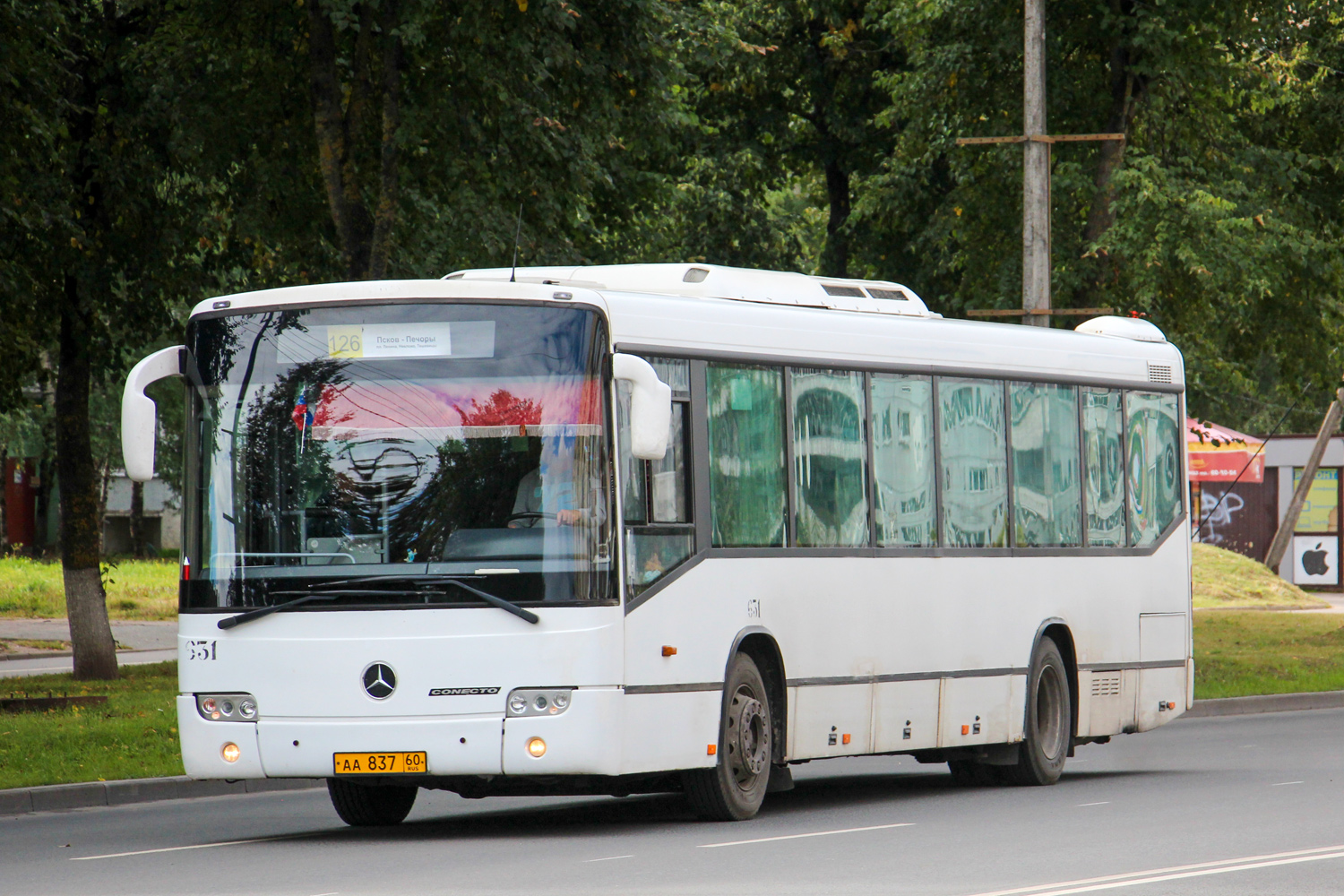 Псковская область, Mercedes-Benz O345 Conecto H № 631