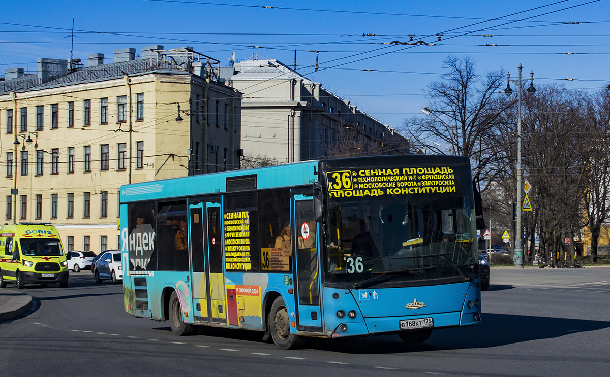 Санкт-Петербург, МАЗ-206.067 № В 168 КТ 178