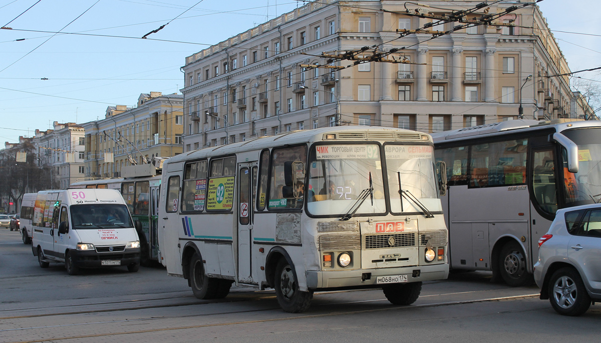 Челябинская область, ПАЗ-32053 № М 068 НО 174