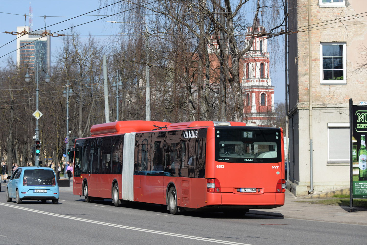 Литва, MAN A23 Lion's City G NG313 CNG № 4593