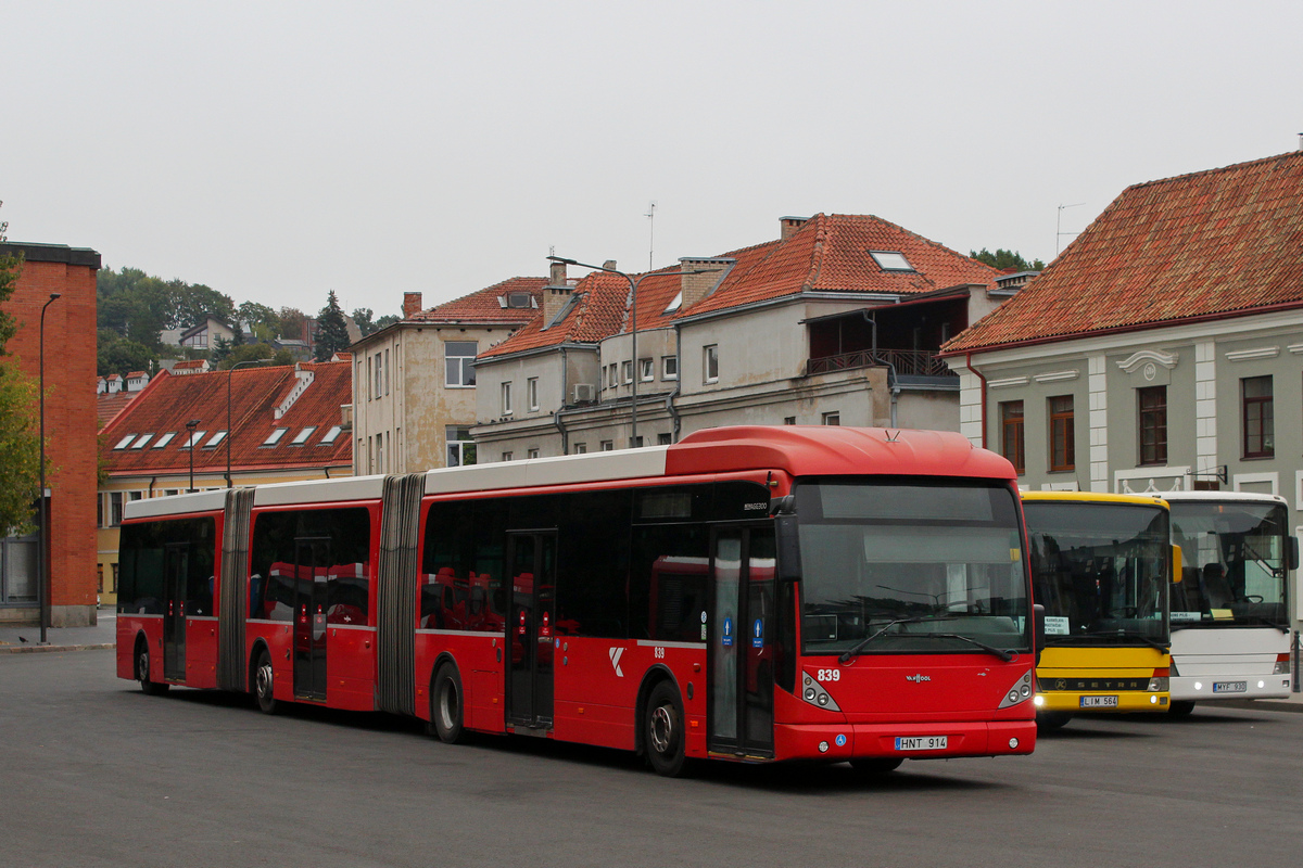 Lietuva, Van Hool New AGG300 Nr. 839