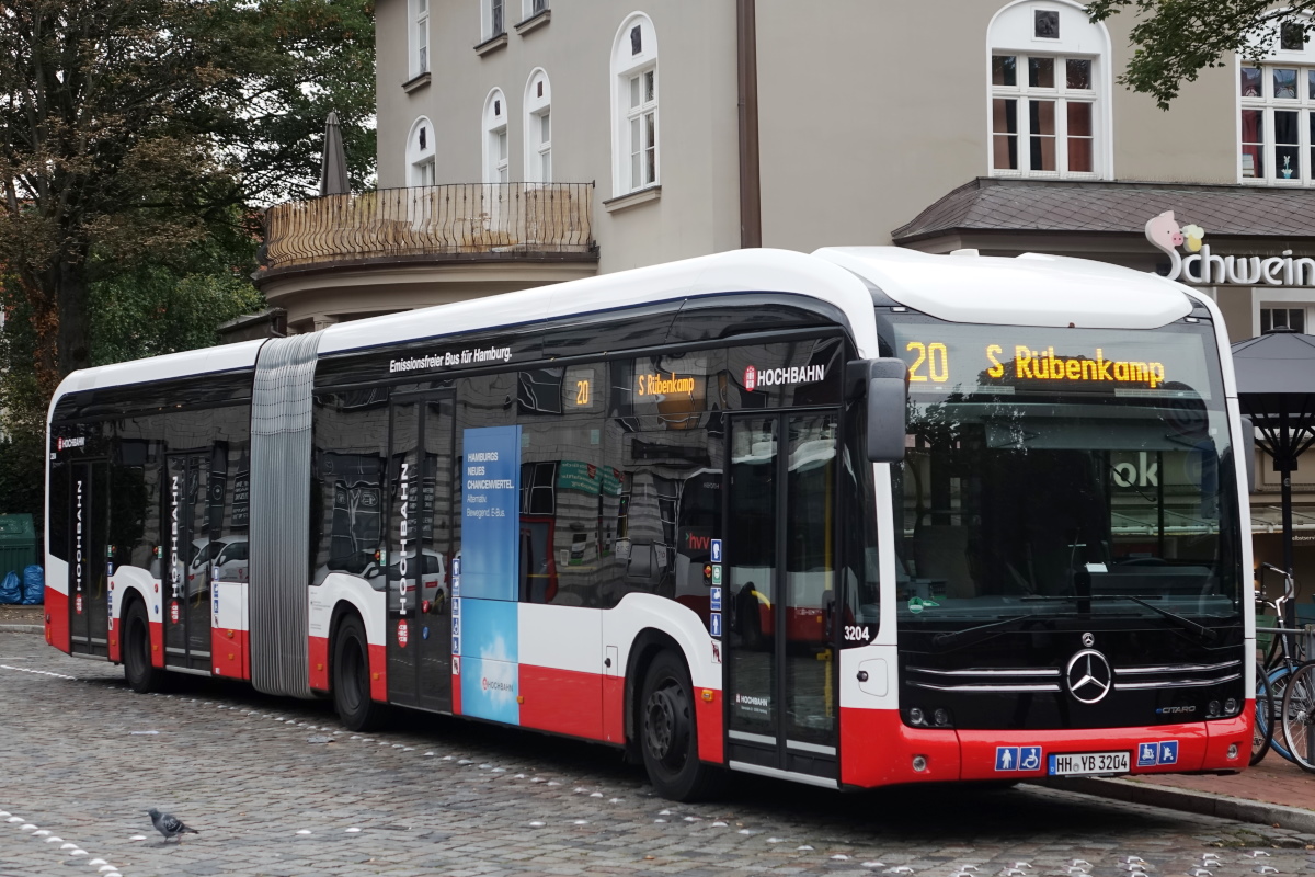 Гамбург, Mercedes-Benz eCitaro G № 3204