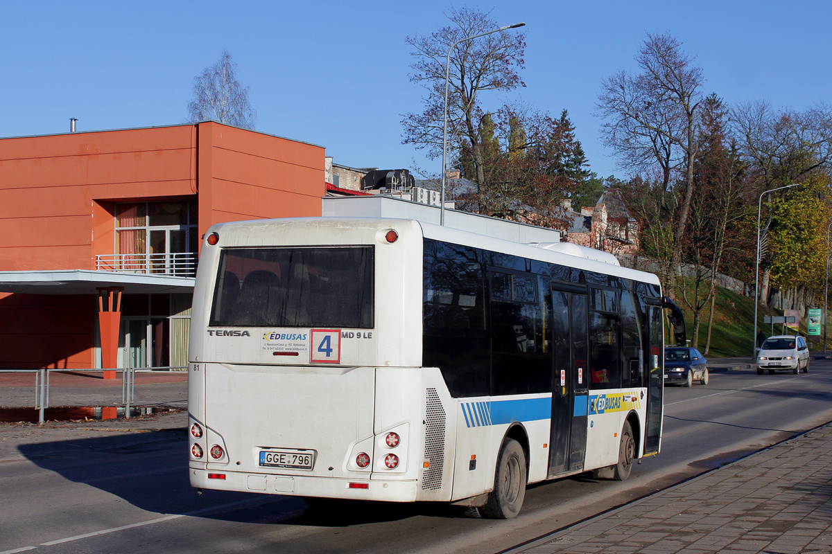 Литва, TEMSA MD9 LE № 81