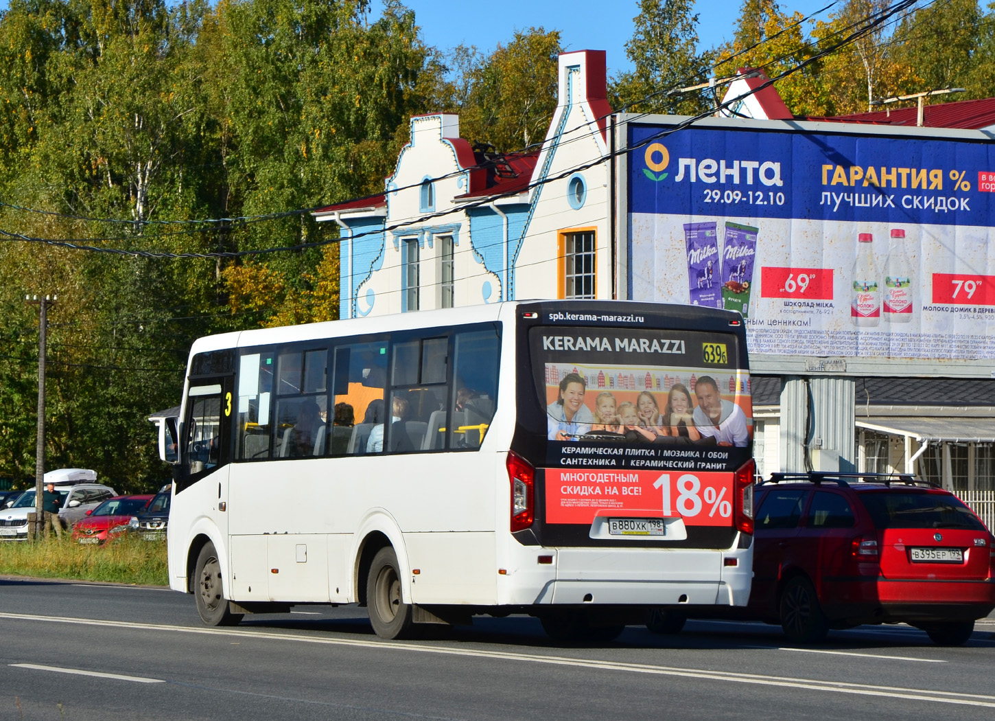 Санкт-Петербург, ПАЗ-320435-04 "Vector Next" № В 880 ХК 198 Санкт-Петербург, ПАЗ-320435-04 "Vector Next" № В 880 ХК 198