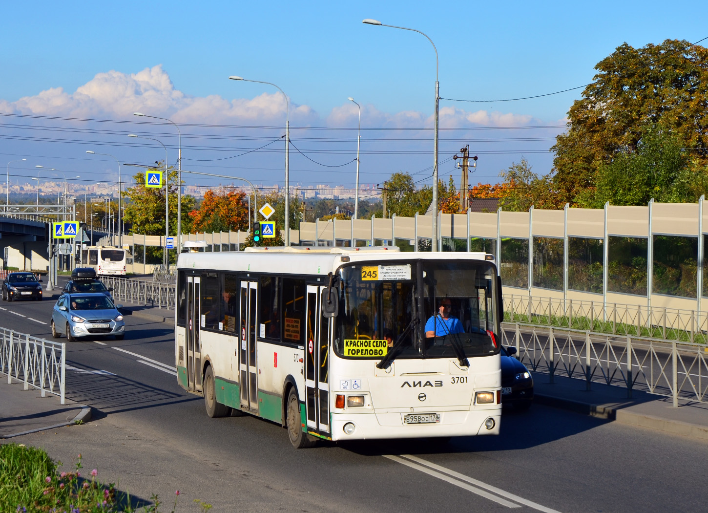 Sankt Petersburg, LiAZ-5293.60 Nr 3701