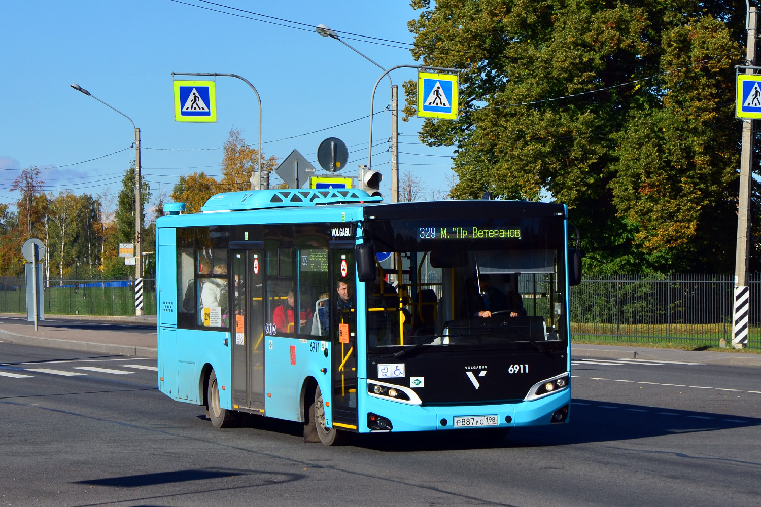 Санкт-Петербург, Volgabus-4298.G4 (LNG) № 6911