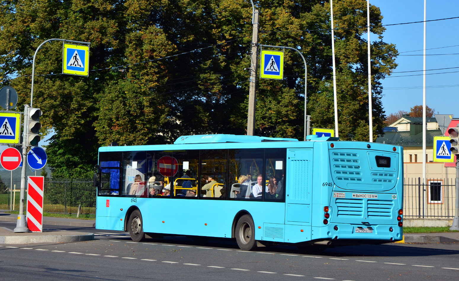 Санкт-Петербург, Volgabus-5270.G4 (LNG) № 6945