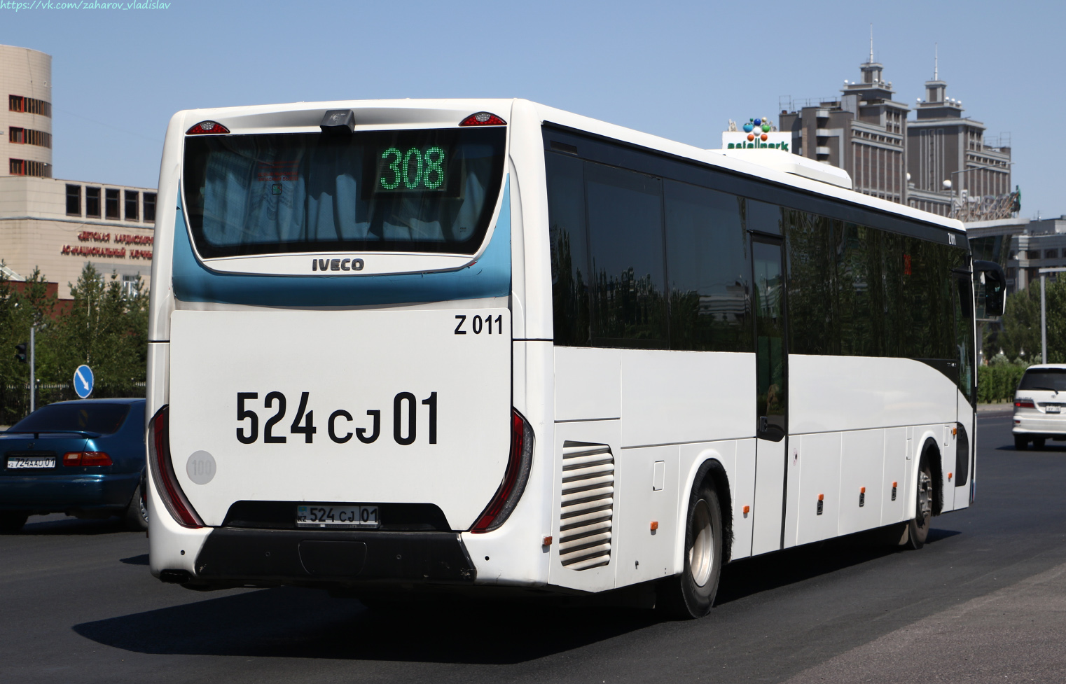 Астана, IVECO Crossway LINE 13M (СарыаркаАвтоПром) № Z011