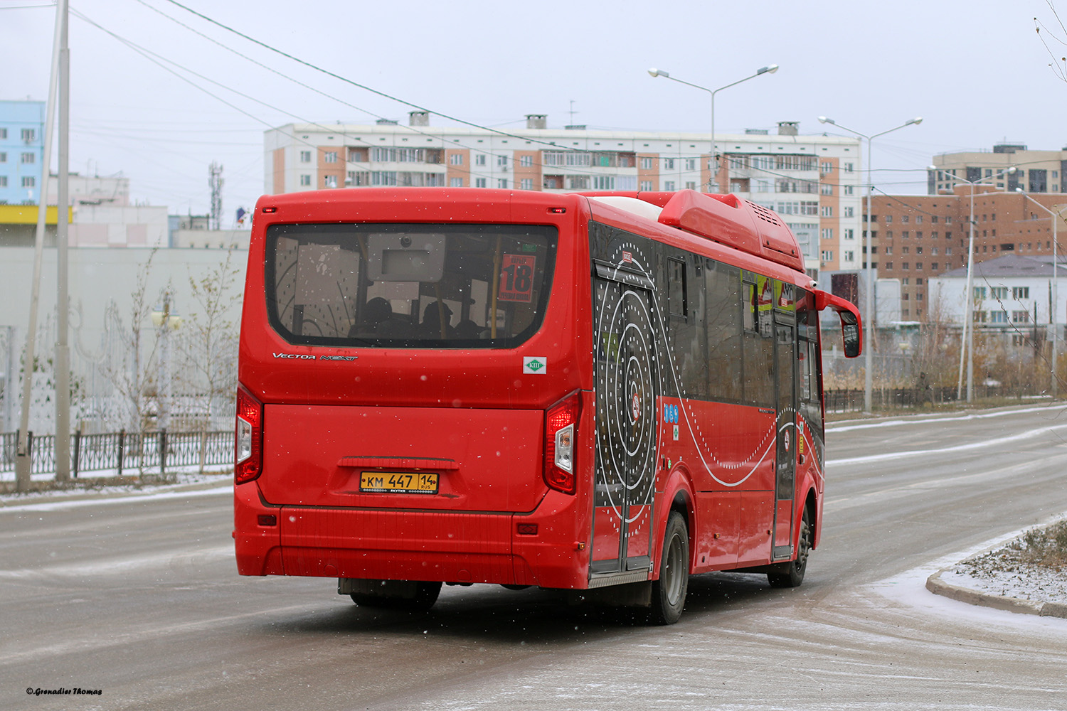 Саха (Якутия), ПАЗ-320415-14 "Vector Next" № КМ 447 14