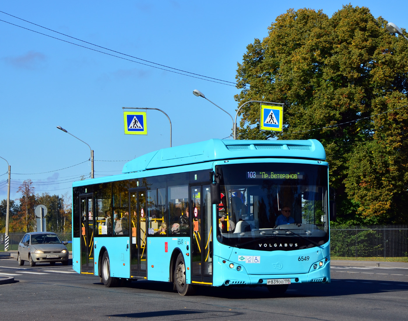 Санкт-Петербург, Volgabus-5270.G4 (CNG) № 6549