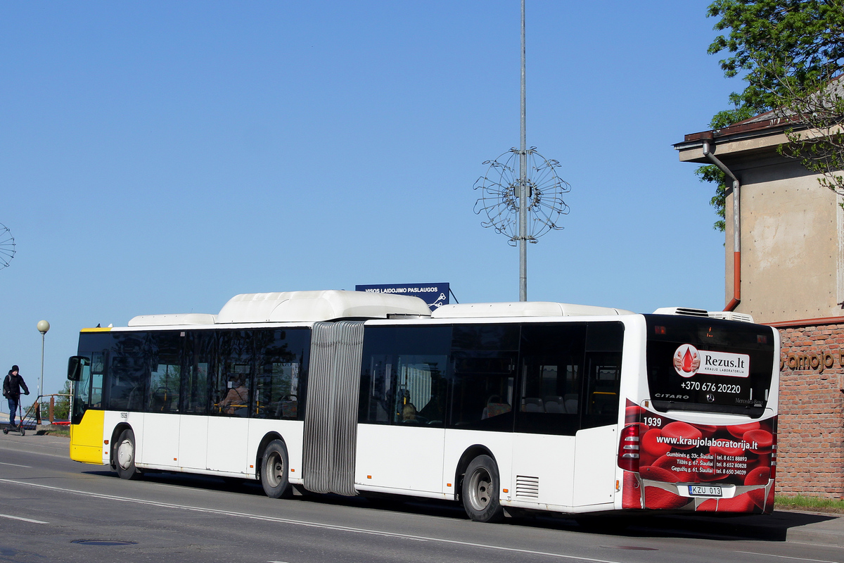 Литва, Mercedes-Benz O530G Citaro facelift G CNG № 1939
