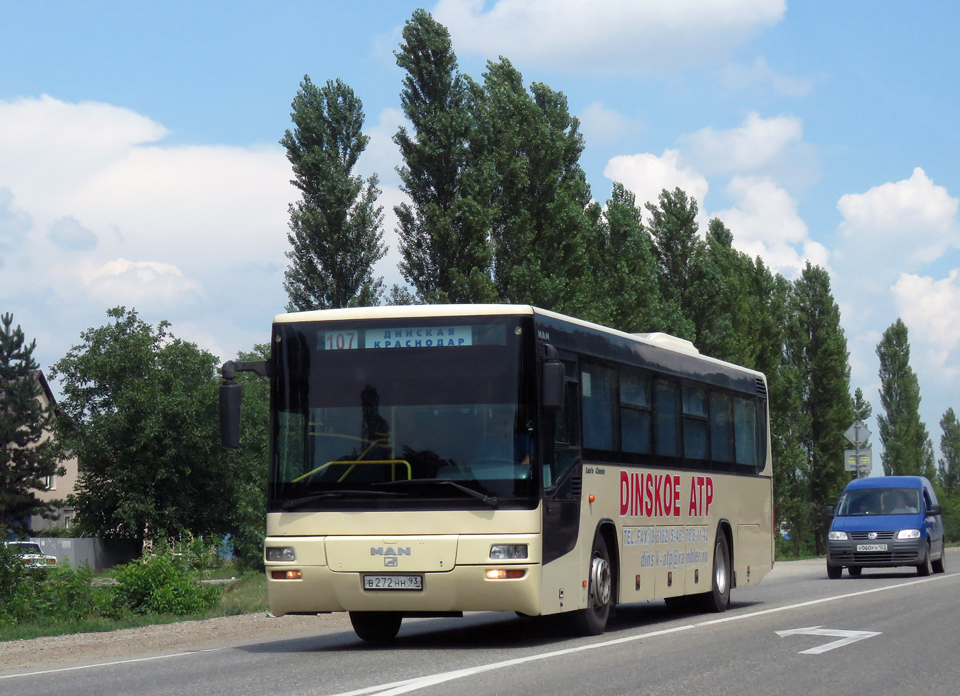 Краснодарский край, MAN A72 Lion's Classic SÜ313 № В 272 НН 93