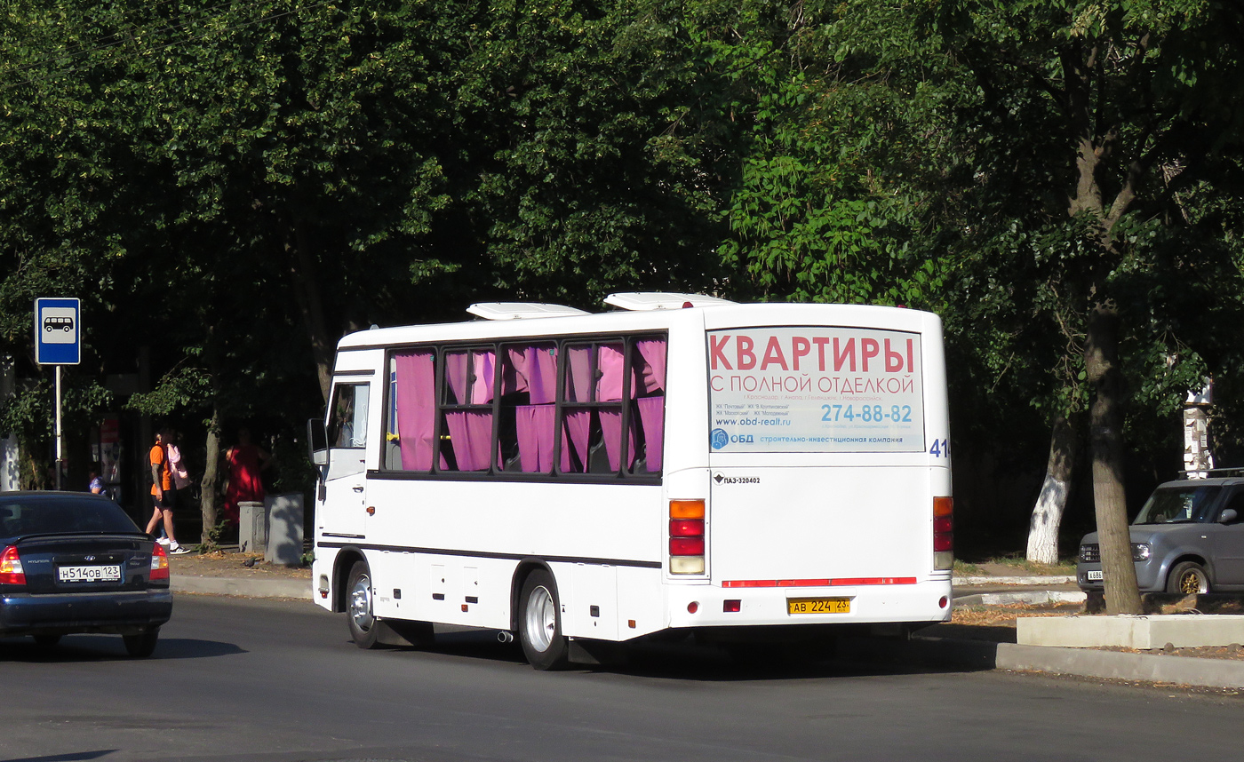 Krasnodar region, PAZ-320402-05 č. АВ 224 23