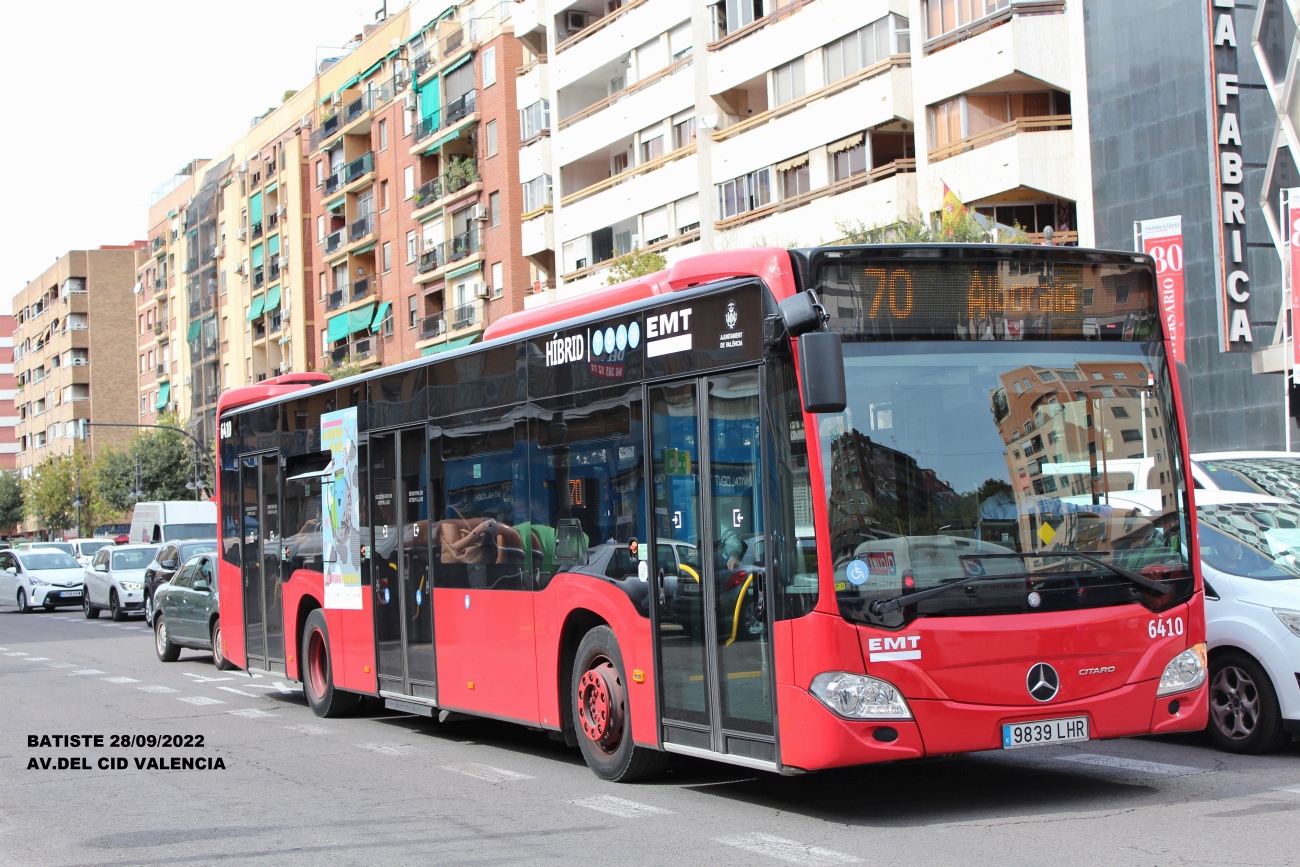 Испания, Mercedes-Benz Citaro C2 hybrid № 6410