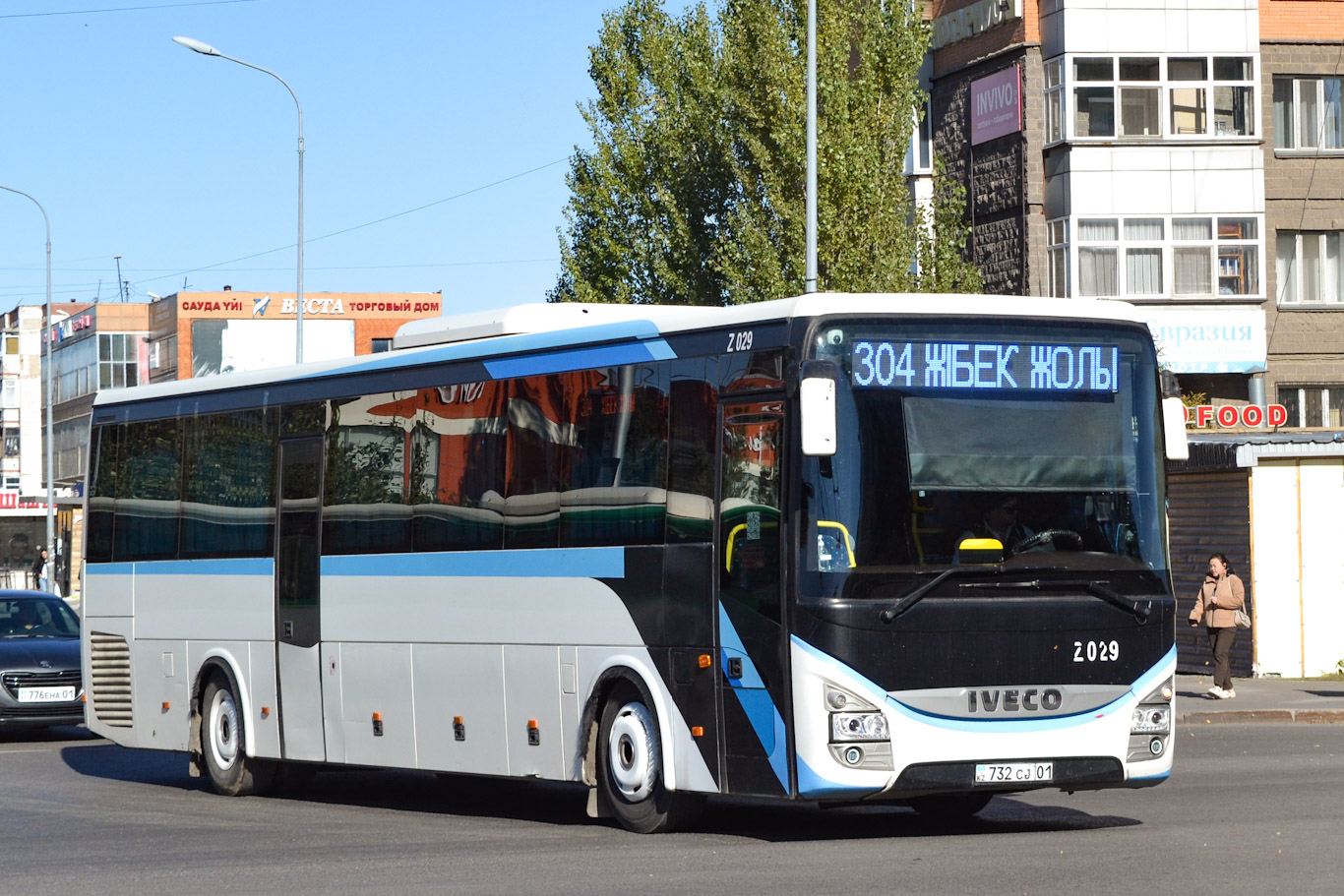 Астана, IVECO Crossway LINE 13M (СарыаркаАвтоПром) № Z029