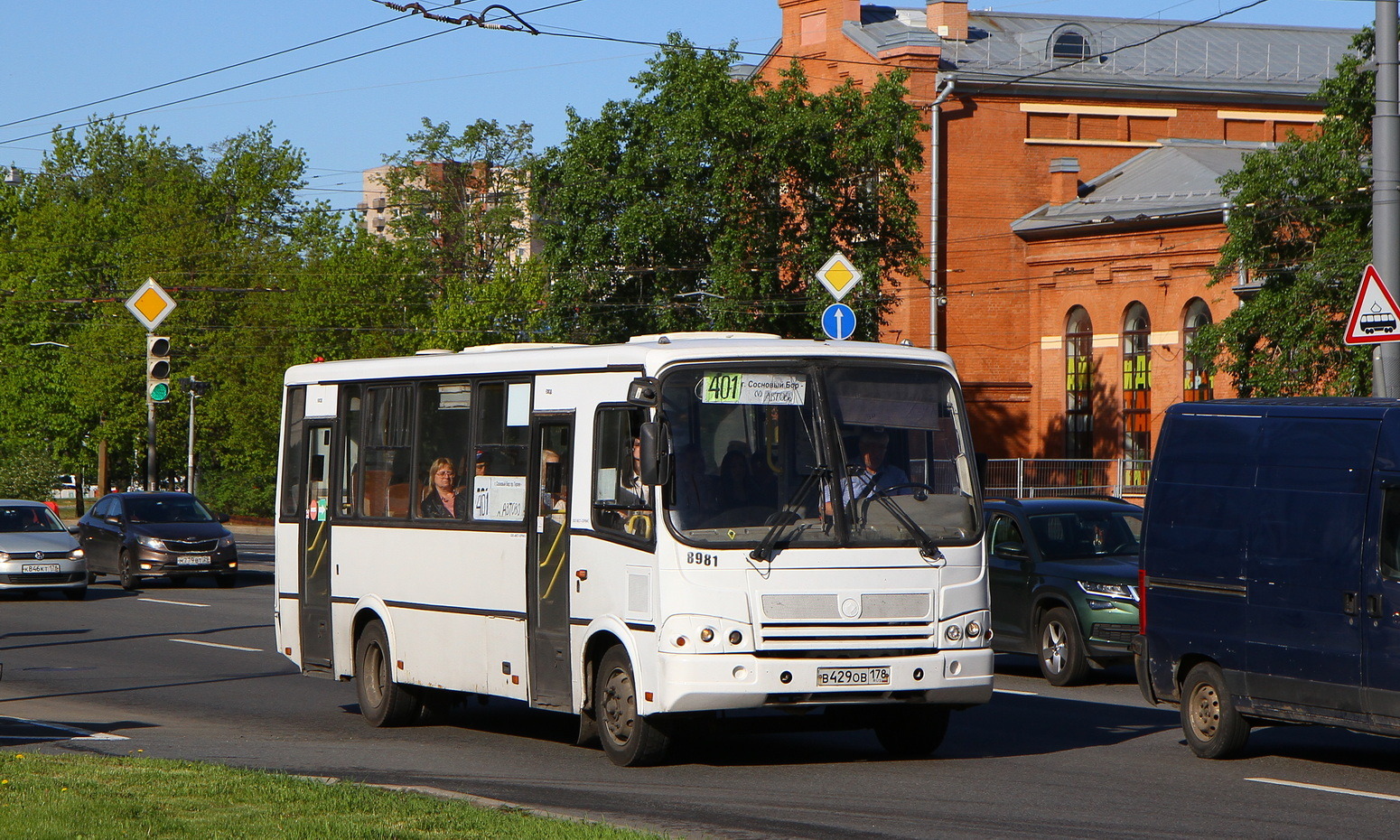 Санкт-Петербург, ПАЗ-320412-05 № 8981