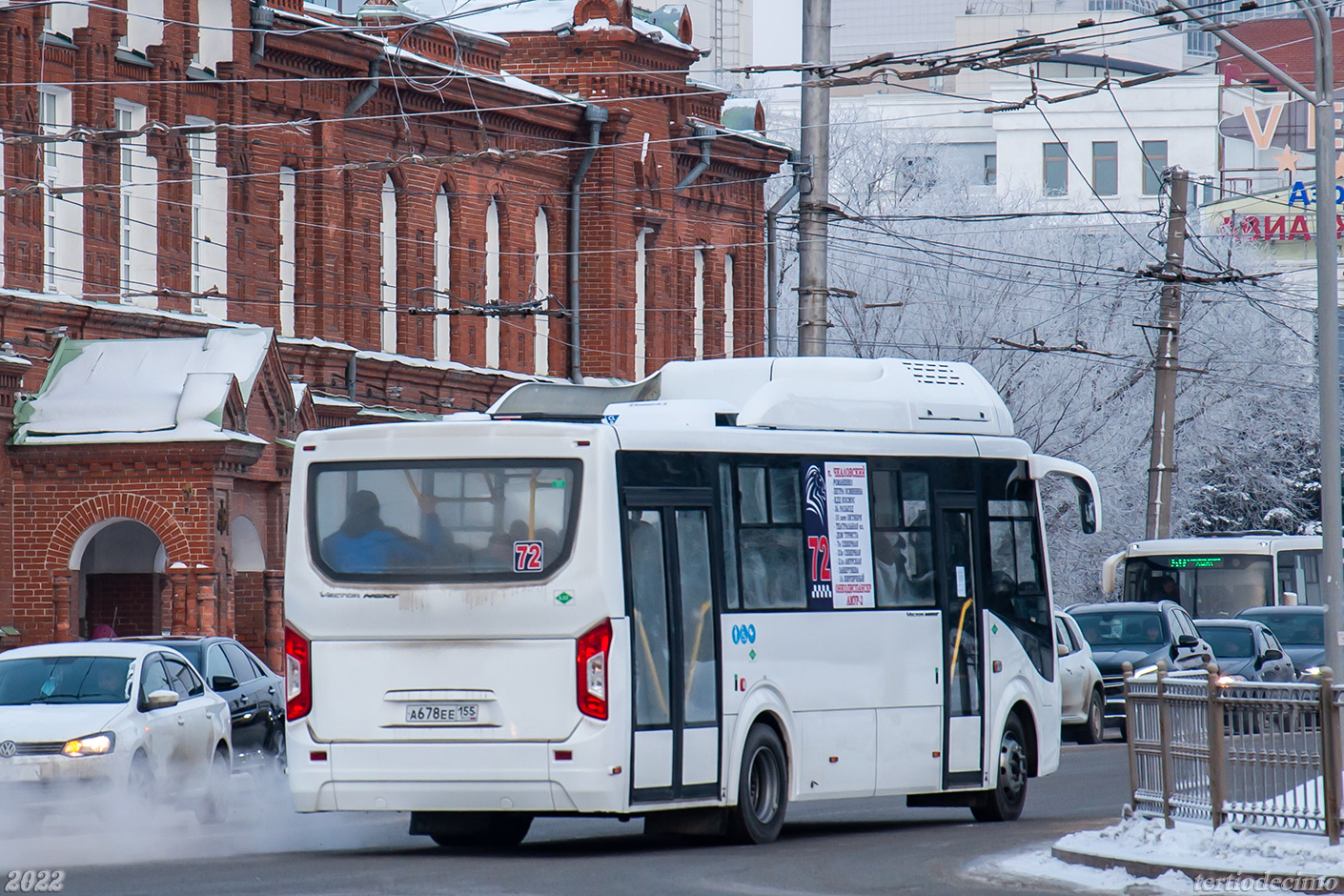 Omsk region, PAZ-320415-14 "Vector Next" # 6032