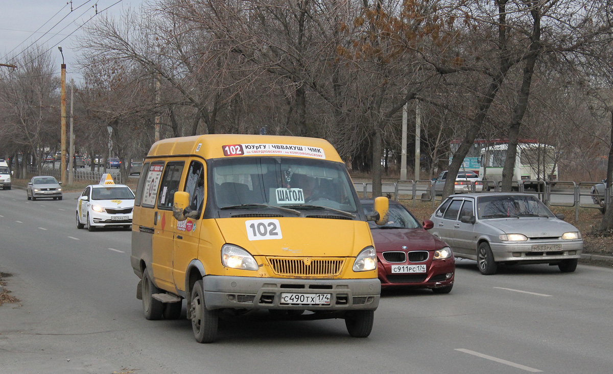 Chelyabinsk region, GAZ-322132 (XTH, X96) # С 490 ТХ 174