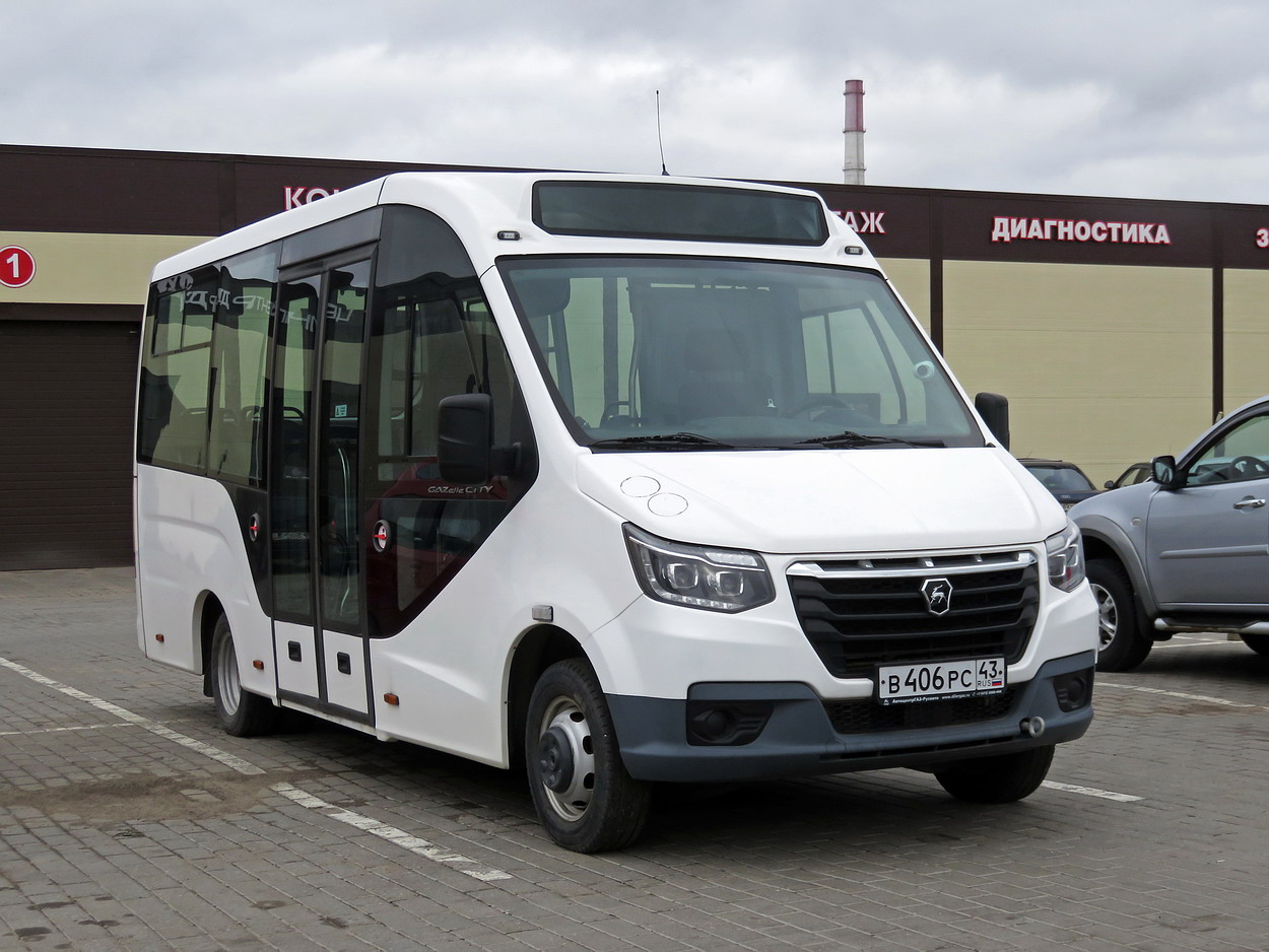 Кировская область, ГАЗ-A68R52 City № В 406 РС 43