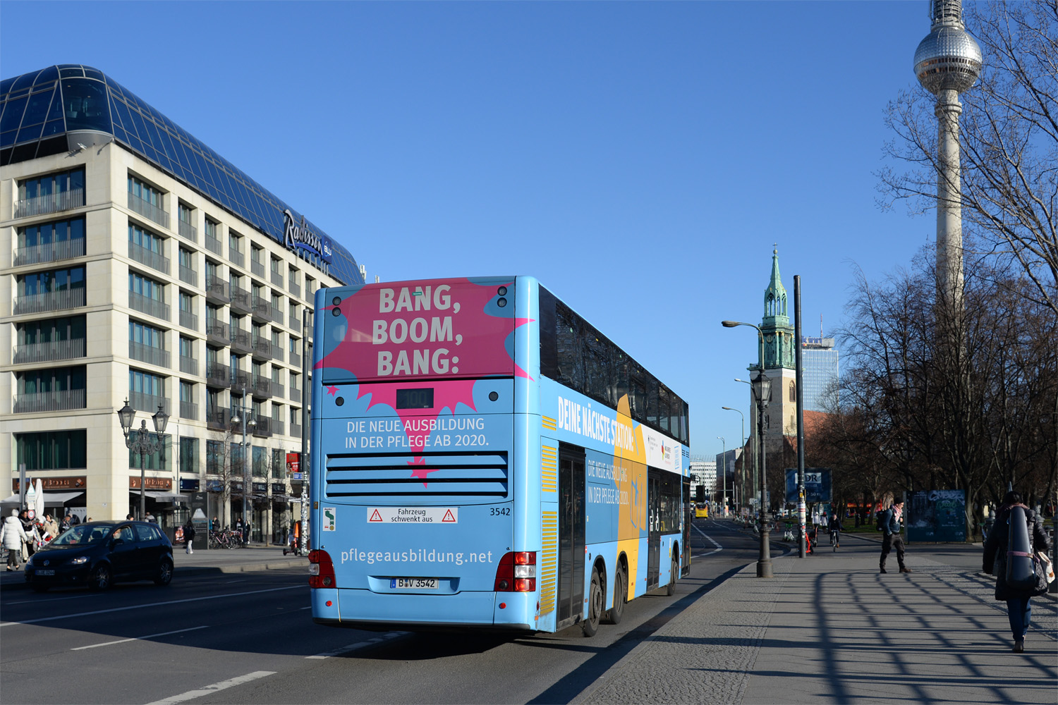 Берлин, MAN A39 Lion's City DD ND323 № 3542